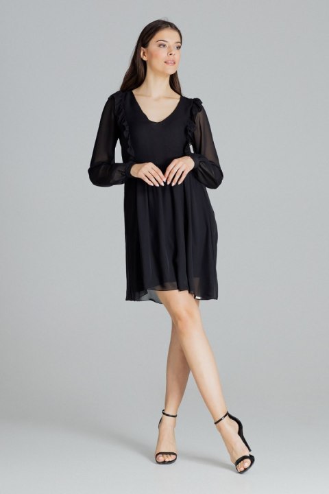 Sukienka Model L083 Black - Lenitif Sukienka Model L083 Black - Lenitif