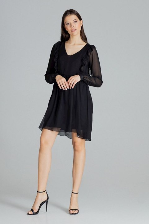 Sukienka Model L083 Black - Lenitif Sukienka Model L083 Black - Lenitif