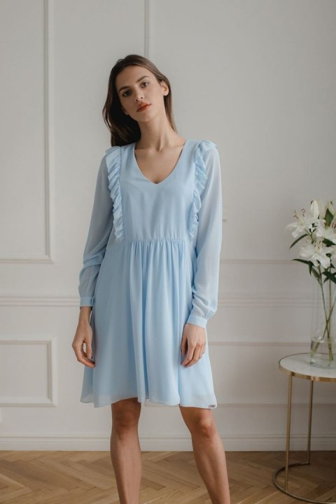 Sukienka Model L083 Blue - Lenitif Sukienka Model L083 Blue - Lenitif