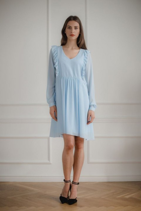 Sukienka Model L083 Blue - Lenitif Sukienka Model L083 Blue - Lenitif