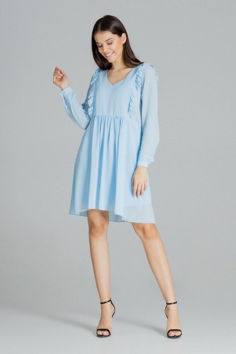 Sukienka Model L083 Blue - Lenitif Sukienka Model L083 Blue - Lenitif