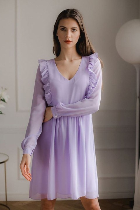 Sukienka Model L083 Violet - Lenitif Sukienka Model L083 Violet - Lenitif