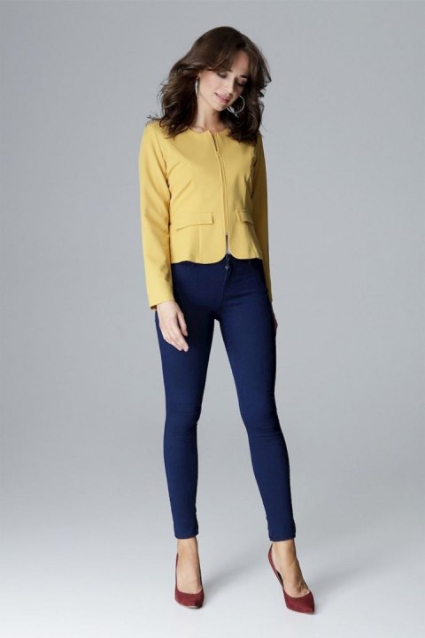 Żakiet Model L008 Yellow - Lenitif Żakiet Model L008 Yellow - Lenitif