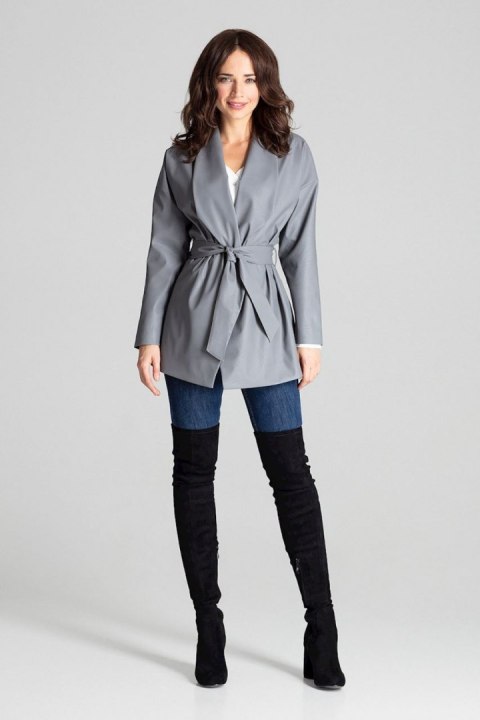 Żakiet Model L074 Grey - Lenitif Żakiet Model L074 Grey - Lenitif