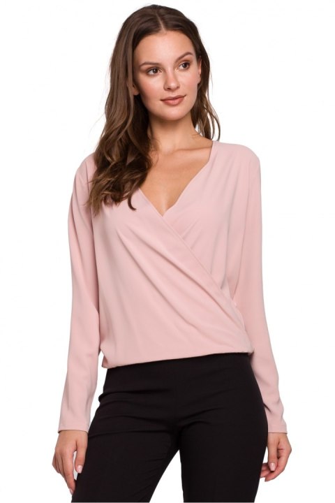 Bluzka Model K037 Powder Pink - Makover Bluzka Model K037 Powder Pink - Makover