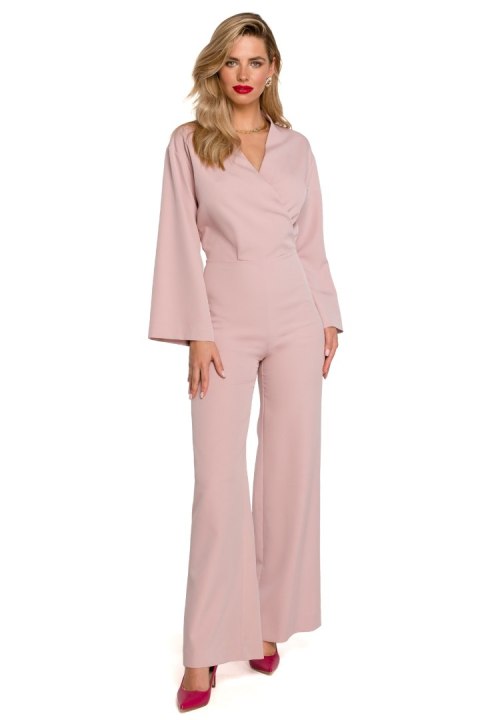Kombinezon Model K147 Dirty Pink - Makover Kombinezon Model K147 Dirty Pink - Makover