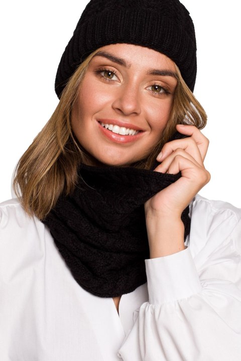 Komin Model BK082 Black - BE Knit Komin Model BK082 Black - BE Knit