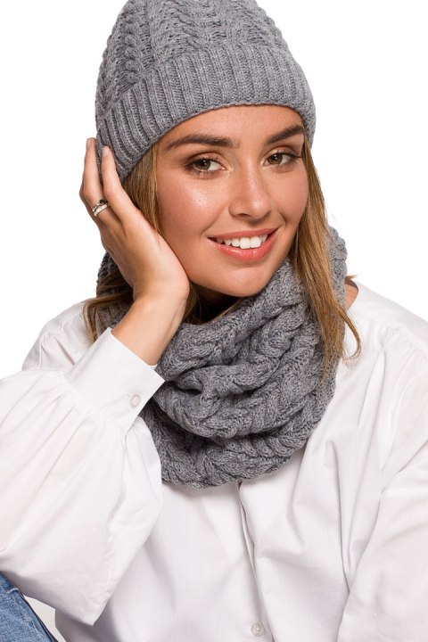 Komin Model BK082 Grey - BE Knit Komin Model BK082 Grey - BE Knit