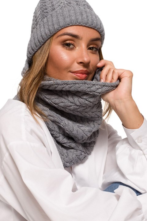 Komin Model BK082 Grey - BE Knit Komin Model BK082 Grey - BE Knit