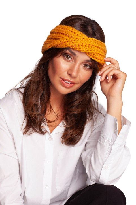 Opaska Model BK096 Honey - BE Knit Opaska Model BK096 Honey - BE Knit