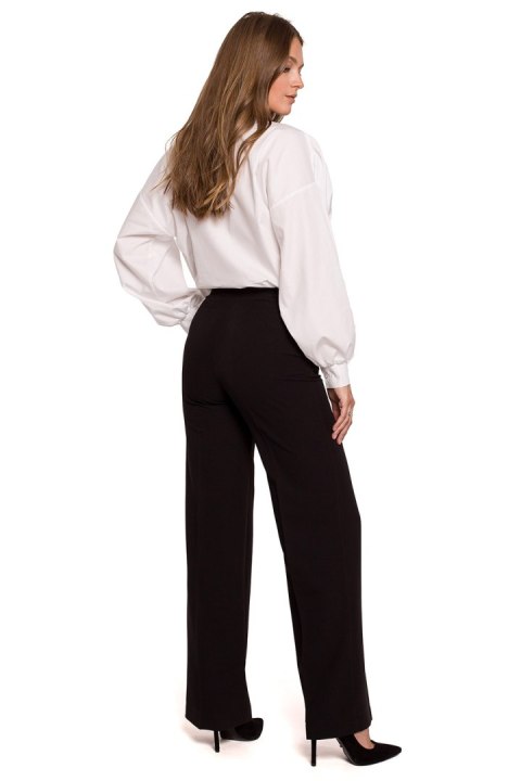 Spodnie Damskie Model K114 Black - Makover Spodnie Damskie Model K114 Black - Makover