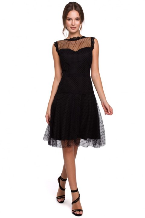 Sukienka Model K030 Black - Makover Sukienka Model K030 Black - Makover