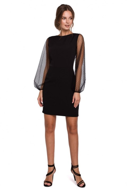 Sukienka Model K032 Black - Makover Sukienka Model K032 Black - Makover