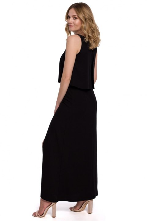 Sukienka Model K048 Black - Makover Sukienka Model K048 Black - Makover
