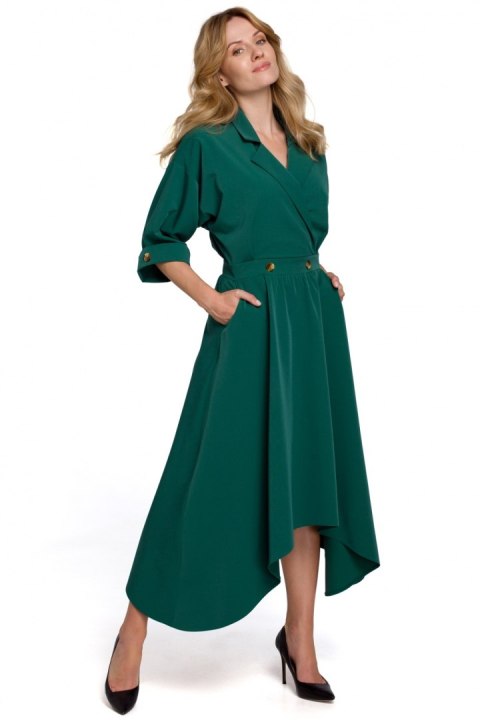 Sukienka Model K086 Green - Makover Sukienka Model K086 Green - Makover