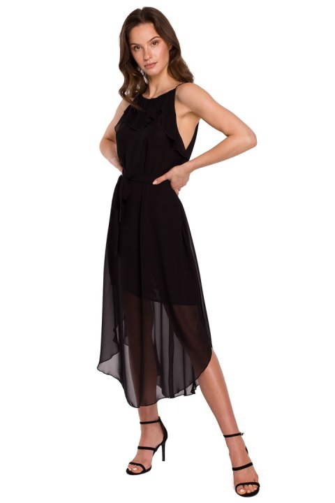 Sukienka Model K137 Black - Makover Sukienka Model K137 Black - Makover