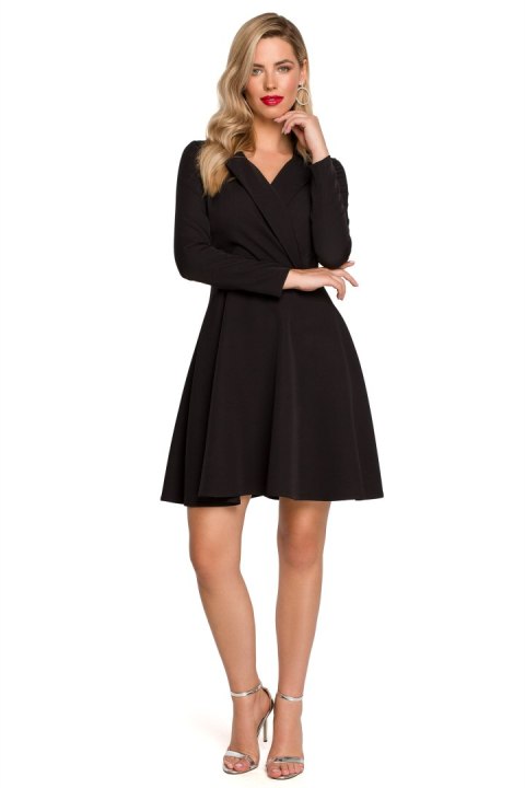Sukienka Model K138 Black - Makover Sukienka Model K138 Black - Makover