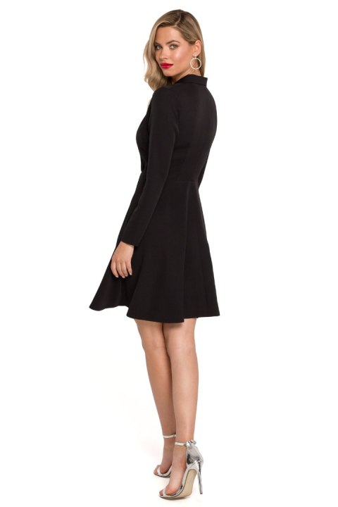 Sukienka Model K138 Black - Makover Sukienka Model K138 Black - Makover