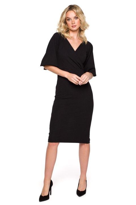 Sukienka Model K152 Black - Makover Sukienka Model K152 Black - Makover