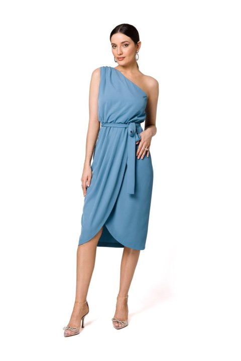 Sukienka Model K160 Cold Blue - Makover Sukienka Model K160 Cold Blue - Makover