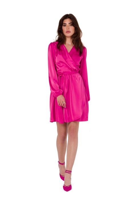 Sukienka Model K175 Pink - Makover Sukienka Model K175 Pink - Makover