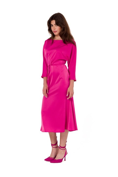 Sukienka Model K177 Pink - Makover Sukienka Model K177 Pink - Makover