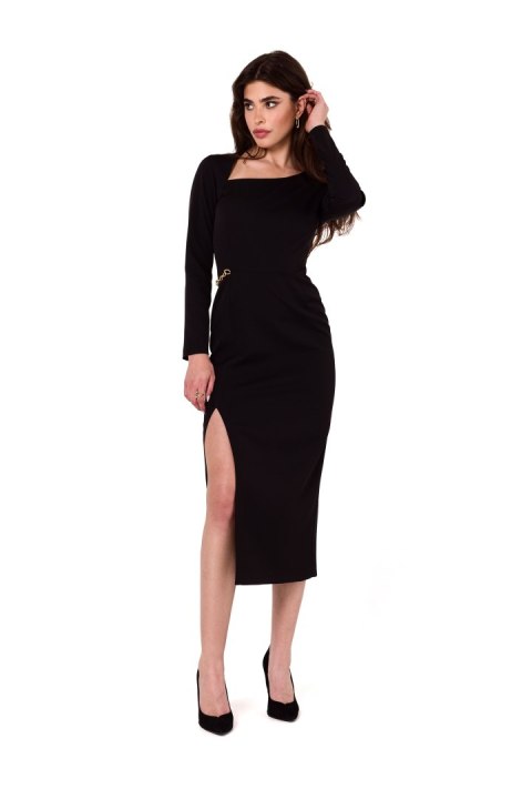 Sukienka Model K178 Black - Makover Sukienka Model K178 Black - Makover