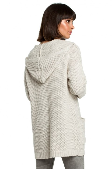 Sweter Damski Model BK002 Beige - BE Knit Sweter Damski Model BK002 Beige - BE Knit