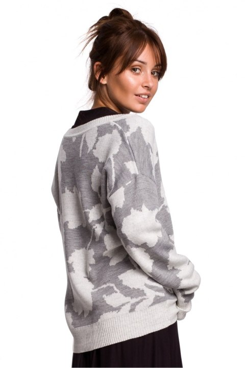 Sweter Damski Model BK056 Model 1 - BE Knit Sweter Damski Model BK056 Model 1 - BE Knit