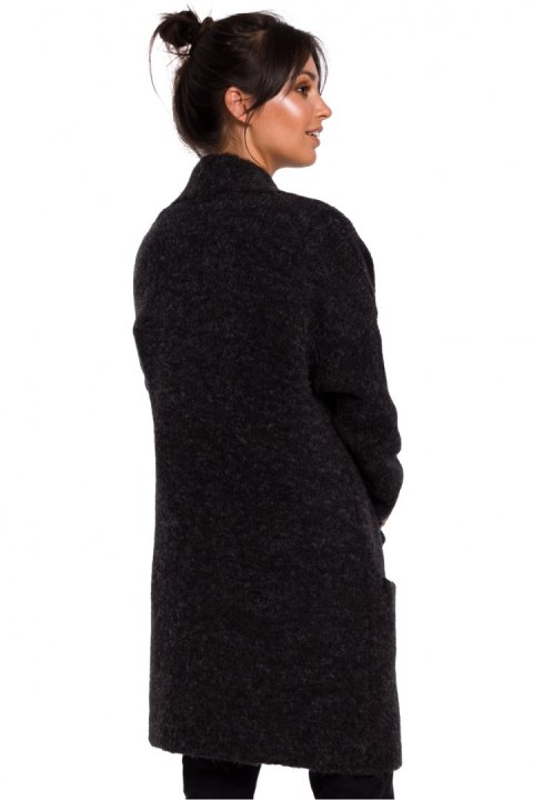 Sweter Kardigan Model BK034 Antracyt - BE Knit Hurtownia odzieży on-line, moda damska, bielizna i obuwie dla kobiet - Matterhorn Sweter Kardigan Model BK034 Antracyt - BE Knit Hurtownia odzieży on-line, moda damska, bielizna i obuwie dla kobiet - Matterhorn