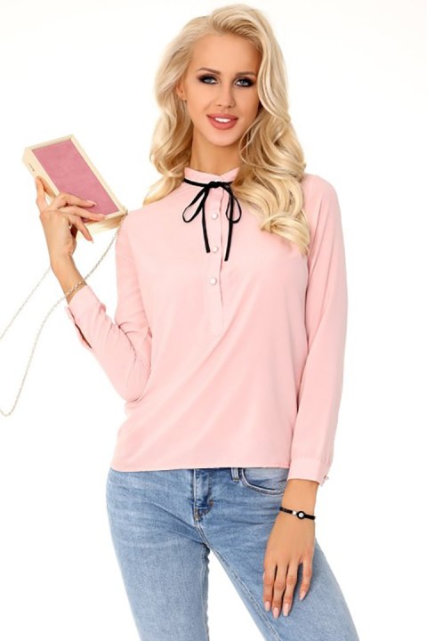 Bluzka Model Semele Peach Brzoskwinia - Merribel Bluzka Model Semele Peach Brzoskwinia - Merribel