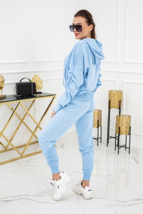 Spodnie Komplet Model Roxy PU1122 Baby Blue - Vittoria Ventini Spodnie Komplet Model Roxy PU1122 Baby Blue - Vittoria Ventini