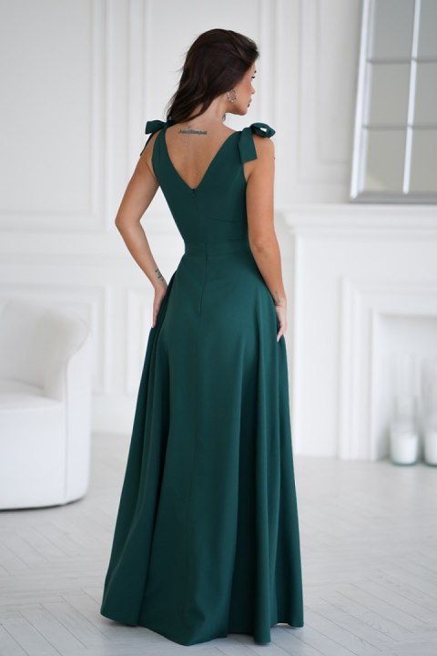 Sukienka Model 231-13 Bottle Green - Bicotone Sukienka Model 231-13 Bottle Green - Bicotone