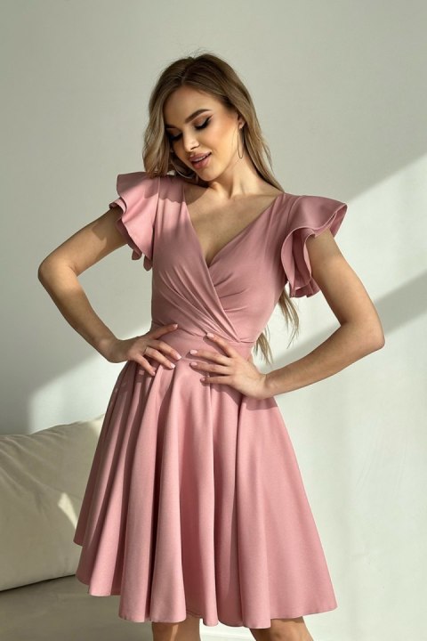 Sukienka Model 281-20 Dirty Pink - Bicotone Sukienka Model 281-20 Dirty Pink - Bicotone