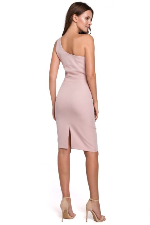 Sukienka Model K003 Dirty Pink - Makover Sukienka Model K003 Dirty Pink - Makover
