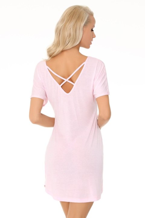 Koszulka nocna Koszula Nocna Model Elpisa Pink - Livia Corsetti Fashion Koszulka nocna Koszula Nocna Model Elpisa Pink - Livia Corsetti Fashion