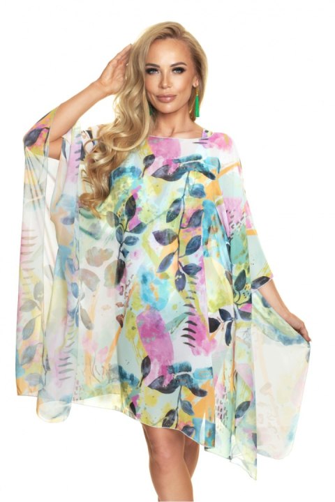 Sukienka Plażow Tunika Model Padma 13 Multicolor - Irall Sukienka Plażow Tunika Model Padma 13 Multicolor - Irall