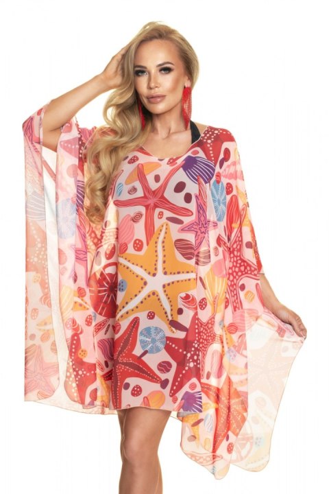 Sukienka Plażow Tunika Model Padma 15 Multicolor - Irall Sukienka Plażow Tunika Model Padma 15 Multicolor - Irall
