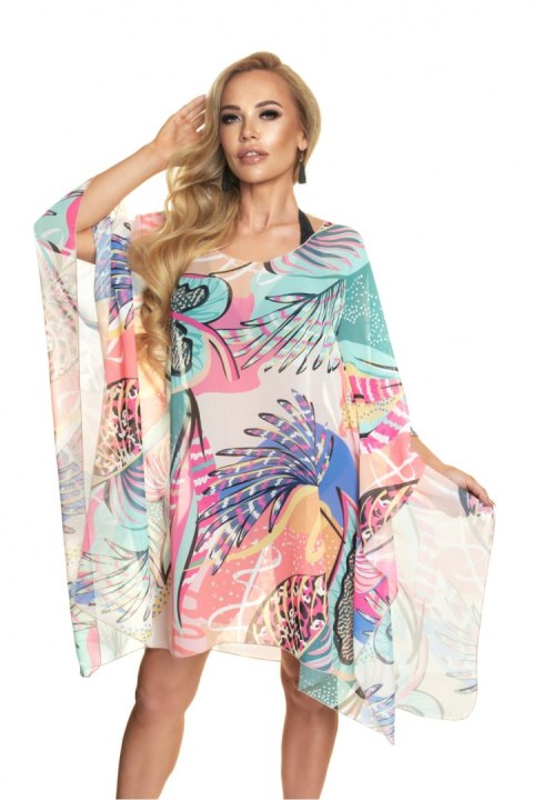 Sukienka Plażow Tunika Model Padma 23 Multicolor - Irall Sukienka Plażow Tunika Model Padma 23 Multicolor - Irall