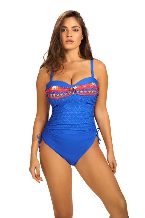 Jednoczęściowy strój kąpielowy Kostium Jednoczęściowy Model Casablanca 6 S8030CA6_Col. 4 Blue - Barontex Jednoczęściowy strój kąpielowy Kostium Jednoczęściowy Model Casablanca 6 S8030CA6_Col. 4 Blue - Barontex