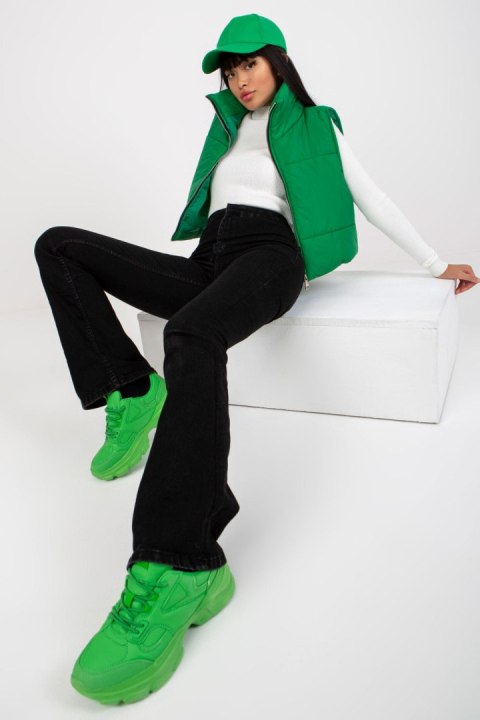 Kamizelka Model TW-KZ-BI-82230.19 Green - Och Bella Kamizelka Model TW-KZ-BI-82230.19 Green - Och Bella