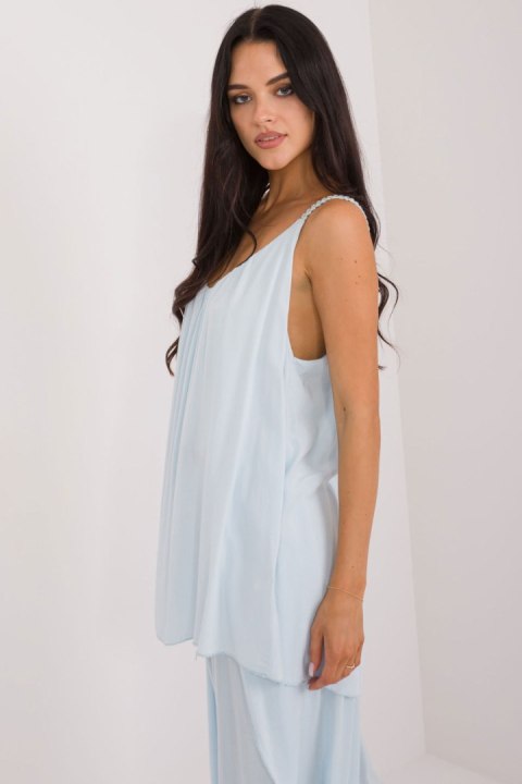 Koszulka Top Model TW-TP-BI-3025.13 Light Blue - Och Bella Koszulka Top Model TW-TP-BI-3025.13 Light Blue - Och Bella