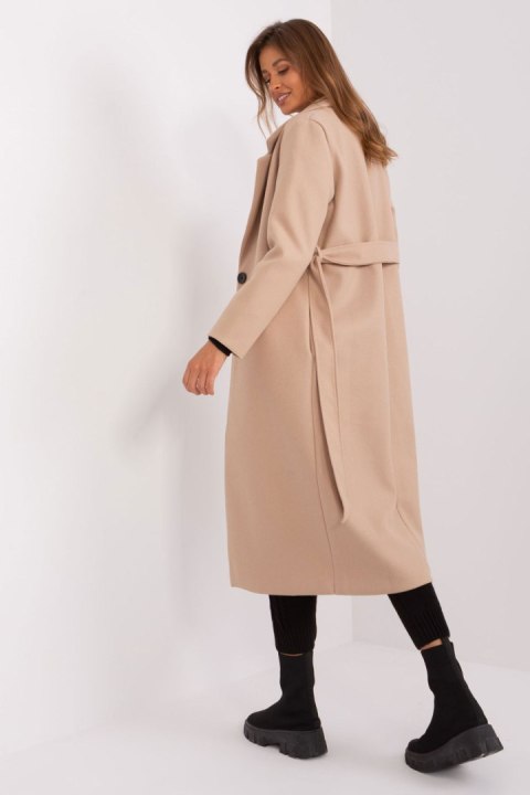 Płaszcz Damski Model TW-PL-BI-5312-1.31 Beige - Och Bella Płaszcz Damski Model TW-PL-BI-5312-1.31 Beige - Och Bella