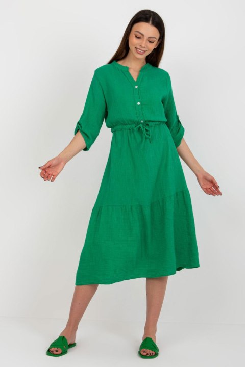 Sukienka Model TW-SK-BI-5829.11X Green - Och Bella Sukienka Model TW-SK-BI-5829.11X Green - Och Bella