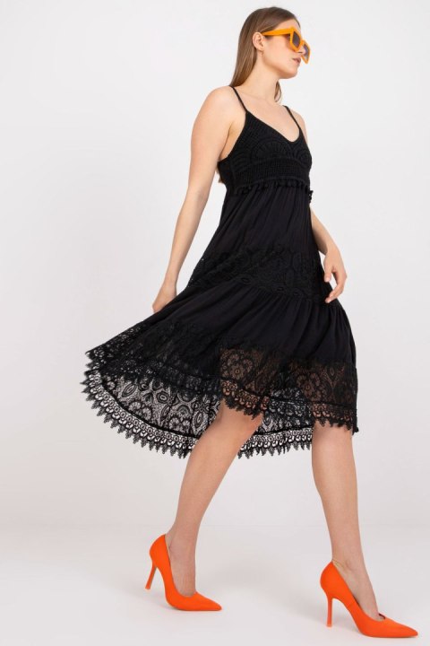 Sukienka Model TW-SK-BI-82345.19P Black - Och Bella Sukienka Model TW-SK-BI-82345.19P Black - Och Bella