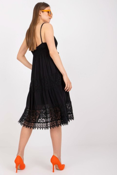 Sukienka Model TW-SK-BI-82345.19P Black - Och Bella Sukienka Model TW-SK-BI-82345.19P Black - Och Bella