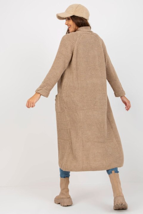 Sweter Kardigan Model TW-SW-BL-2453.91P Beige - Och Bella Sweter Kardigan Model TW-SW-BL-2453.91P Beige - Och Bella