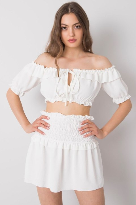 Bluzka Model TW-TP-BI-26718.46 White - Och Bella Bluzka Model TW-TP-BI-26718.46 White - Och Bella