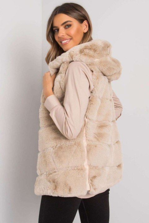 Kamizelka Damska Model TW-KZ-2116.48P Beige - Och Bella Kamizelka Damska Model TW-KZ-2116.48P Beige - Och Bella