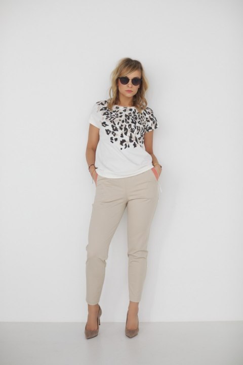 Spodnie Dresowe Model M361/3 Beige - La Aurora Spodnie Dresowe Model M361/3 Beige - La Aurora